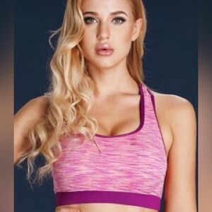 Women's Pink Sports Bra